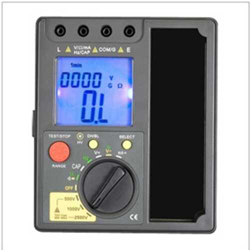 Grey Portable Insulation Tester (Model Ces 9010) Test Voltage 250 V - 1000 V