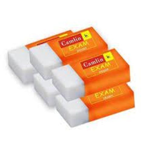 Rubber Premium Quality Rough-Use Extra-Soft Knead-Able Dust-Free Erasing Camlin Erasers Pack Of 5