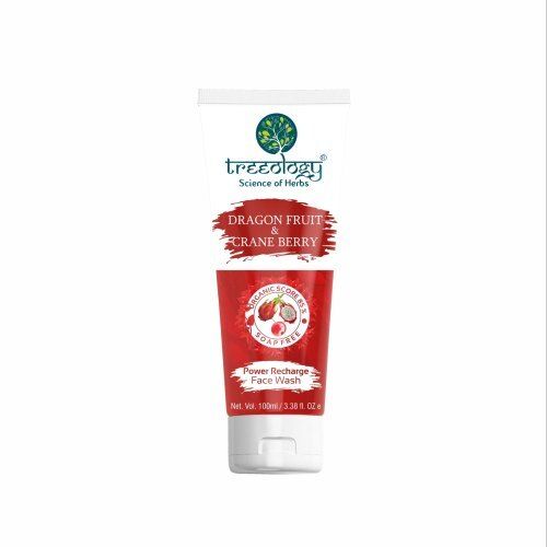 Refreshing Smooth And Reduced Acne Dust Dragon Fruit And Crane Berry Face Wash Color Code: White