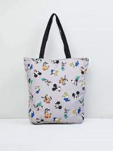 Reusable Eco Friendly Printed Pure And Soft Cotton Shopping Carry Bags