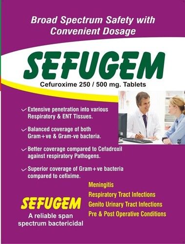 Sefugem Cefuroxime 250/500 Mg. Tablet Generic Drugs