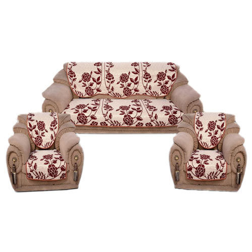 Printed Skin Friendly Wrinkle Free Heat Resistant Made With Genuine Leather Cotton And Jute Modern Weaved Sofa Cover