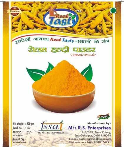 Dried Turmeric Powder In Yellow Color For Food And Cosmetics, Moisture <10%