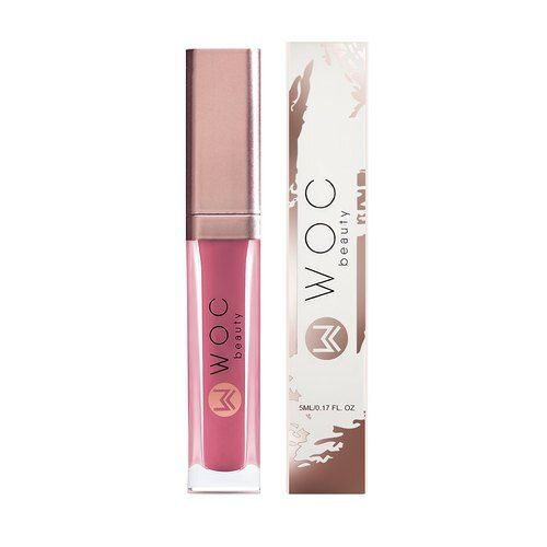 Water Proof And Smooth Glossy Long Lasting Liquid Pink Lipstick For Ladies