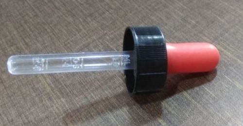 12 Gram Red And Black Plastic With Rubber Grip Liquid Eye Dropper 