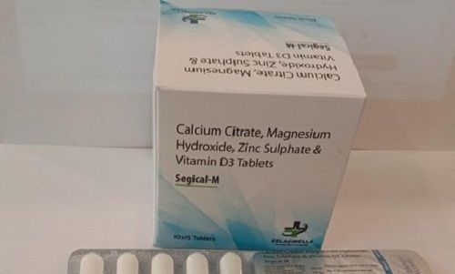 Calcium, Magnesium Hydroxide, Zinc Sulphate And Vitamin D3 Tablets