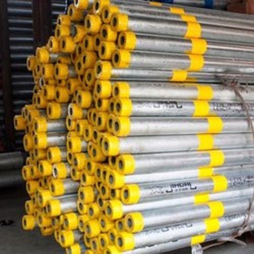 Corrosion Resistance Long Durable Round Steel Pipe For Industrial Application Length: 19  Meter (M)