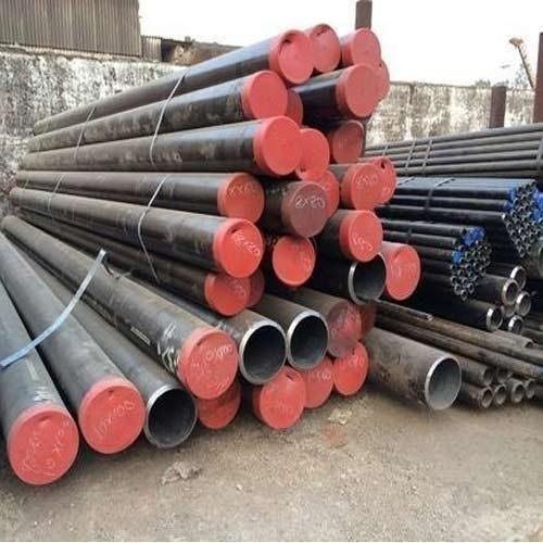 Corrosion Resistant Long High Durable Round Red Black Stainless Steel Pipe  Length: 19  Meter (M)