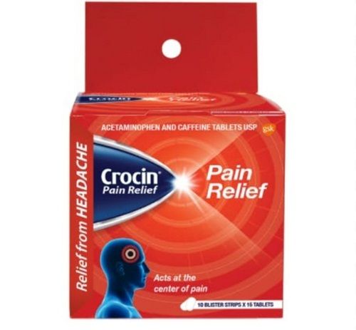 Crocin Pain Relief Tablet , 10 X 15 Tablet In A Pack