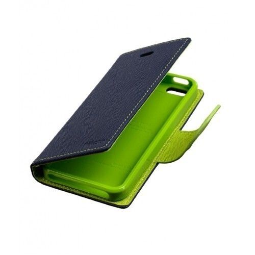 Green And Blue Mobile Flip Cover  Display Color: Color