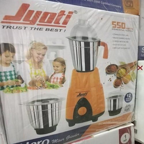Heavy Duty And Rust Resistant Highly Efficient Jyoti Juicer Mixer Grinder
