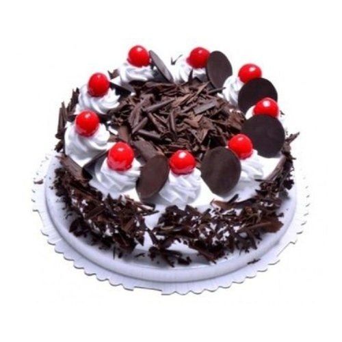 Hygienically Prepared Delicious And Round Shape Yummy Fresh Black Forest Cake 