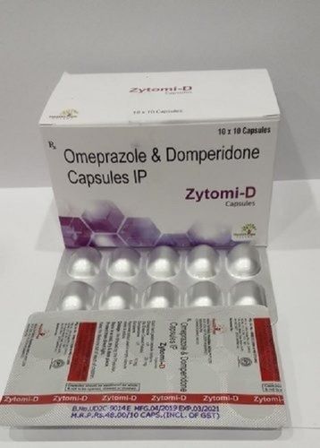 Omeprazole And Domperidone Capsules Ip, Pack Of 10x10 Capsules 