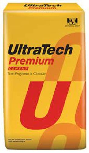 Grey Portland Blast-Furnace Slag Ultra Tech Premium Cement For Construction Use