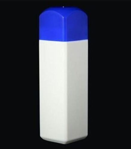 Rectangular Blue And White 200 Gram Powder Talcum Powder Bottle Container
