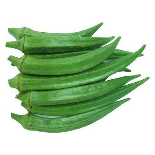 Long 100% Farm Fresh Healthy And Vitamin Enriched Tasty A Grade Green Lady Finger Vegetable 