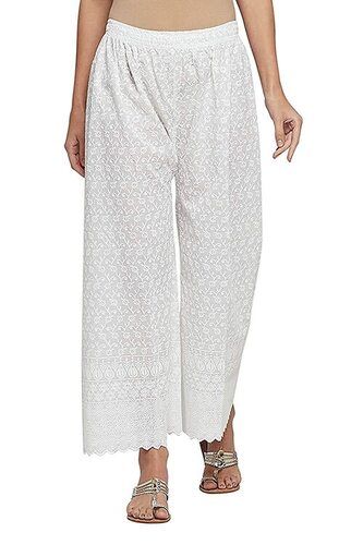 Casual Wear Skin Friendly Regular Fit Breathable Printed Cotton Ladies Palazzo Pants