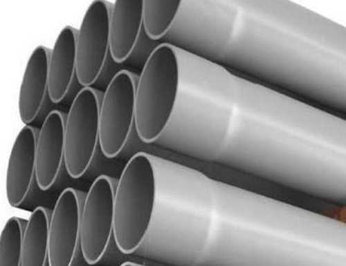 Plastic Leak Proof Heavy Duty And Long Durable Round Gray Solid Pvc Pipe 