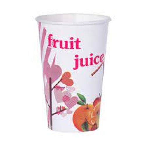 Light Quality Lightweight Multi-Purpose Environmentally Friendly White Printed Disposable Paper Glass 