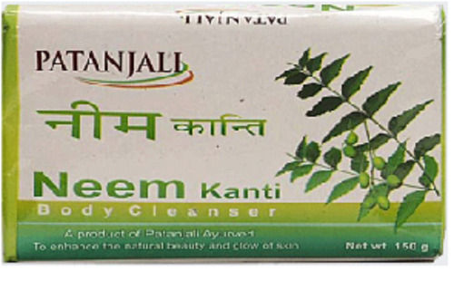 Soap Patanjali Herbal Antibacterial Neem Kanti Body Cleanser Bath Soap, 150G