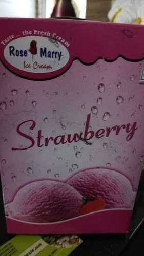  गुलाबी रंग 3 लीटर पैकेजिंग साइज रोज मेरी डिलीशियस, स्ट्राबेरी फ्लेवर आइसक्रीम 