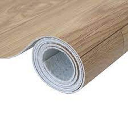 Scratch Proof And Non Slipy Wooden Sunmica Laminated Brown Pvc Flooring Sheet 