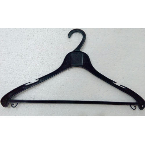 Dresses Simple Design Long Durable Easy To Carry And Light Weight Black Plastic Hanger