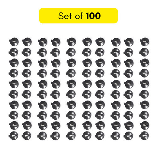 Unbreakable Black Lpg Gas Stove Bakelite Knob (Set Of 100 Pieces) Size: Vary