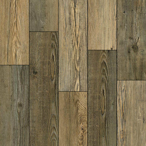 Waterproof Smooth Surface Lightweight Plain Wood Flooring Pvc