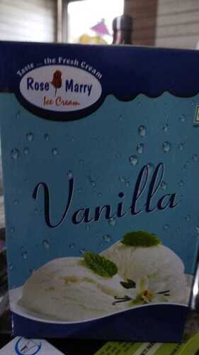 सफेद रंग 3 लीटर पैकेजिंग साइज रोज मेरी डिलीशियस, वेनिला फ्लेवर आइसक्रीम 