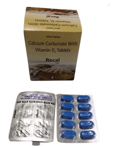 Calcium Carbonate 500 Mg D3 250 IU Tablets