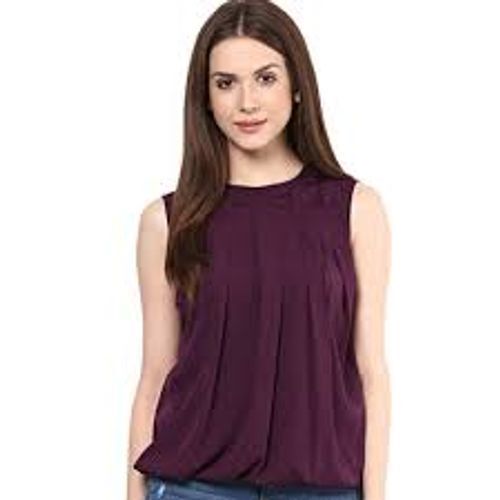 Maroon Comfortable And Skin Friendly New Trendy And Stylish Women Western Tops