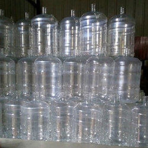 Hygienically Packed And Round Transparent Plastic Mineral Water Jar