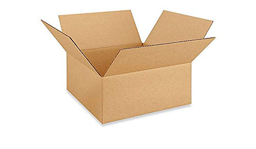 Rectangular Lightweight And Ecofriendly Light Brown Paper Corrugated Carton Boxes