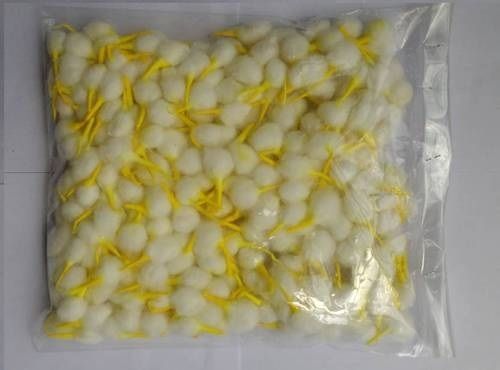 Lightweight Easy To Use White And Yellow Round Traditional Cotton Wicks