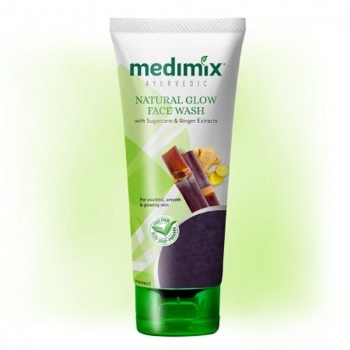 Medimix Ayurvedic Natural Glow Face Wash With Sugarcane And Ginger Extract