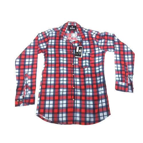 Modern And Trendy Breathable Skin Friendly Full Sleeves Large And Xl Cotton Fancy Check Shirt For Men Age Group: Above 18