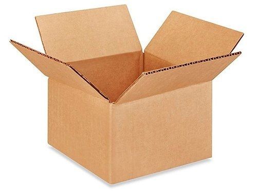 Multipurpose Lightweight Square Recyclable Plain Brown Corrugated Box