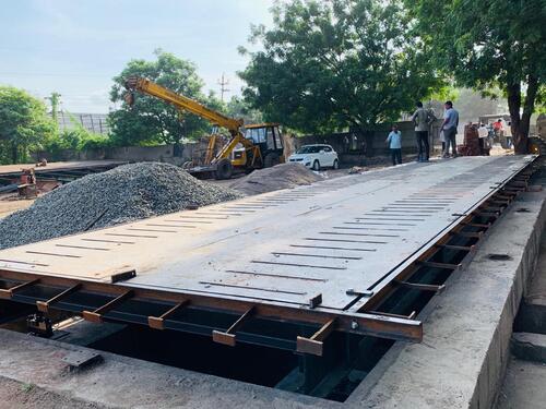 Pit And Pitless Type Steel Deck Steel Weighbridge With Heavy Duty Loadcell Accuracy: 5  %