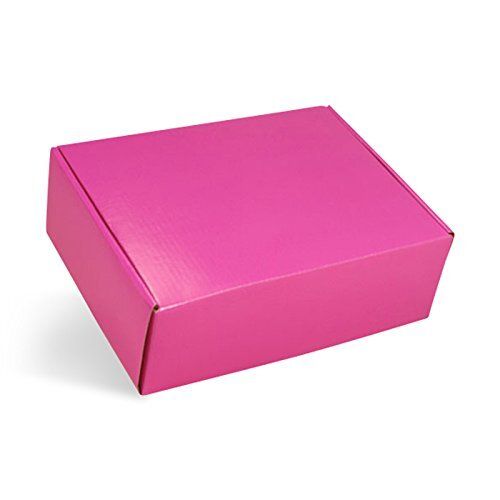 Paper Recyclable Eco Friendly Sturdy Pink 3 Ply Corrugated Boxes For Industrial Use