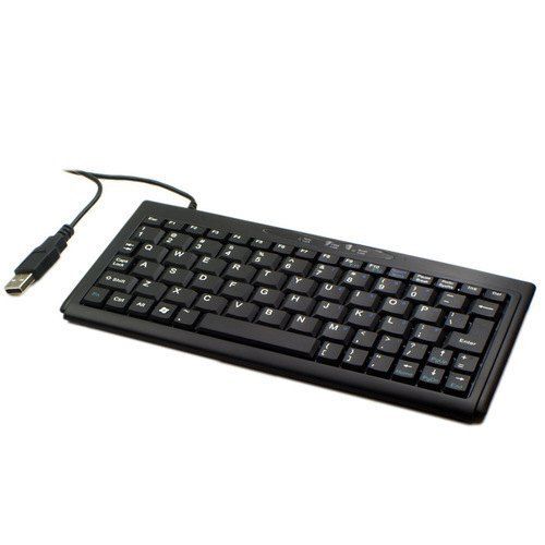 Spill Resistance And Matte Finish Black Computer Wired Multimedia Keyboard