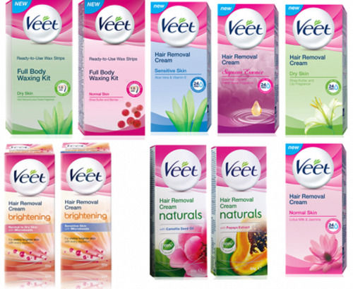 Veet Hair Removal Cream For All Skin Types Ingredients: Herbal