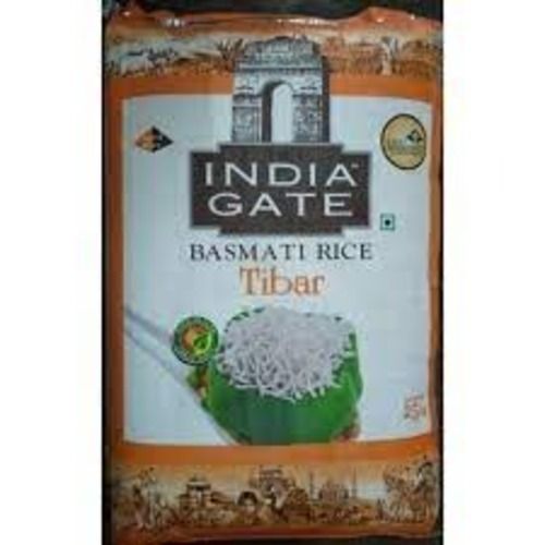 Common Healthy Natural Taste White Long Grain India Gate Tibar Basmati Rice For Cooking, 25Kg 