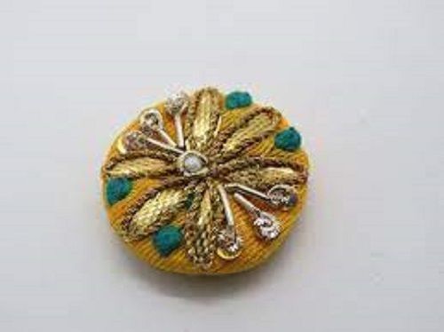 Beautiful Designer Durable Realistic Looking Stylish Sadi Pin Brooch Button 