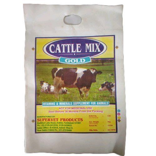 Yellow Bio-Tech Grade Cattle Mix Gold Vitamins Minerals Supplement For Animals