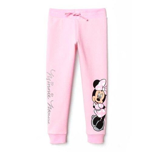 Casual Wear Printed Light Pink Cotton Lower Style Track Pant For Women