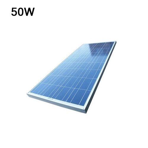 Blue Efficient Solar Device To Power Small Electrical Items 50W Solar Power Panel