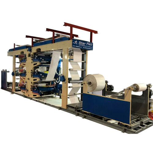 Multicolor High Efficiency Corrosion Resistant Electrical Flexographic Printing Machine 