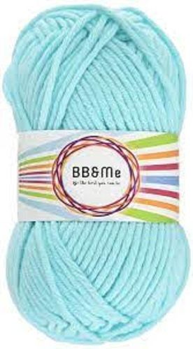 Light Weight High Quality And Warm Blue Poly Cotton Yarn Application: Knitting