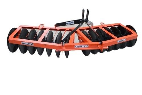 Mild Steel Material Black And Orange Color For Agriculture Weight 300 Kilogram, 12 Disc Harrow